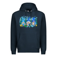 Navy snowman gnome Premium Hoodie - Zillion Design Studio