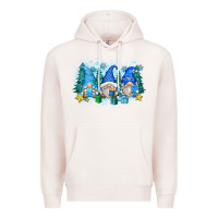 Pale Pink snowman gnome Premium Hoodie - Zillion Design Studio