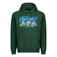Sports Green snowman gnome Premium Hoodie - Zillion Design Studio