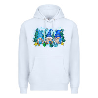 White snowman gnome Premium Hoodie - Zillion Design Studio