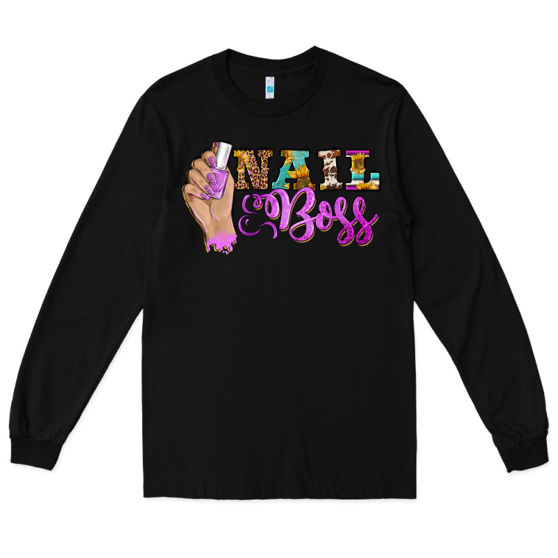 Nail Boss Long Sleeve Tee by BarkalooDesign | Teevron