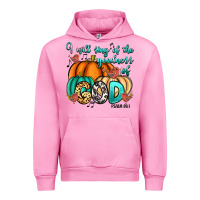 Fuchsia Pink I will sing of the goodness of God Psalm 89:1 Urban Hoodie - RanaPortraitStore
