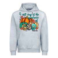 Heather Grey I will sing of the goodness of God Psalm 89:1 Urban Hoodie - RanaPortraitStore