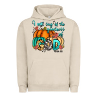 Pigment French Oak I will sing of the goodness of God Psalm 89:1 Urban Hoodie - RanaPortraitStore