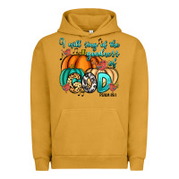 Pigment Peanut Butter I will sing of the goodness of God Psalm 89:1 Urban Hoodie - RanaPortraitStore