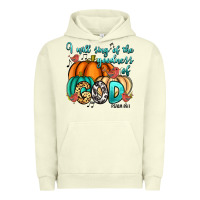 Pigment Pistachio I will sing of the goodness of God Psalm 89:1 Urban Hoodie - RanaPortraitStore