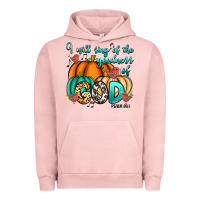 Pigment Salmon I will sing of the goodness of God Psalm 89:1 Urban Hoodie - RanaPortraitStore