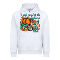 White I will sing of the goodness of God Psalm 89:1 Urban Hoodie - RanaPortraitStore