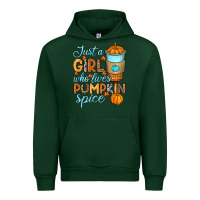Forest Green Just a girl who loves pumpkin spice Urban Hoodie - RanaPortraitStore