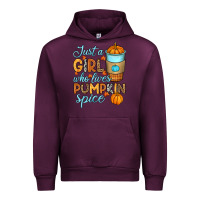 Mauve Wine Just a girl who loves pumpkin spice Urban Hoodie - RanaPortraitStore