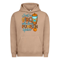 Pigment Burro Just a girl who loves pumpkin spice Urban Hoodie - RanaPortraitStore