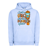 Pigment Grape Ice Just a girl who loves pumpkin spice Urban Hoodie - RanaPortraitStore
