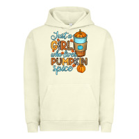 Pigment Pistachio Just a girl who loves pumpkin spice Urban Hoodie - RanaPortraitStore
