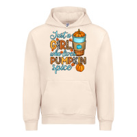 Sandshell Just a girl who loves pumpkin spice Urban Hoodie - RanaPortraitStore