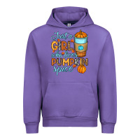 Tulip Just a girl who loves pumpkin spice Urban Hoodie - RanaPortraitStore