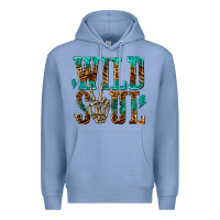 Wild Soul With Skeleton Hand Premium Hoodie | Teevron