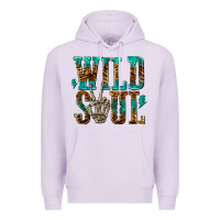 Lilac wild soul with skeleton hand Premium Hoodie - texasbilliewilder