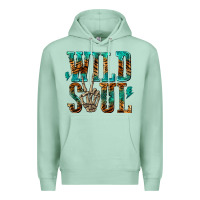 Seafoam wild soul with skeleton hand Premium Hoodie - texasbilliewilder