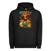 Pigment Black Hay there Fall pumpkin heifer Urban Hoodie - RanaPortraitStore