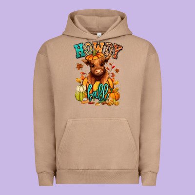 Hay There Fall Pumpkin Heifer Urban Hoodie Designed By Ranaportraitstore