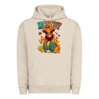Pigment French Oak Hay there Fall pumpkin heifer Urban Hoodie - RanaPortraitStore
