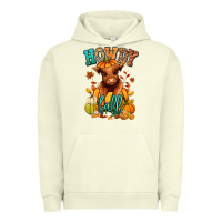 Pigment Pistachio Hay there Fall pumpkin heifer Urban Hoodie - RanaPortraitStore