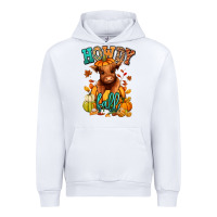 White Hay there Fall pumpkin heifer Urban Hoodie - RanaPortraitStore