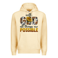 Pina Colada with god al things ara possible Premium Hoodie - texasbilliewilder