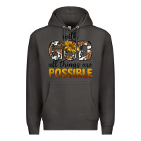 Smoke with god al things ara possible Premium Hoodie - texasbilliewilder