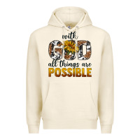 Tofu with god al things ara possible Premium Hoodie - texasbilliewilder