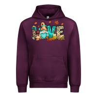 Mauve Wine But i think i love Fall most of all gnome Urban Hoodie - RanaPortraitStore