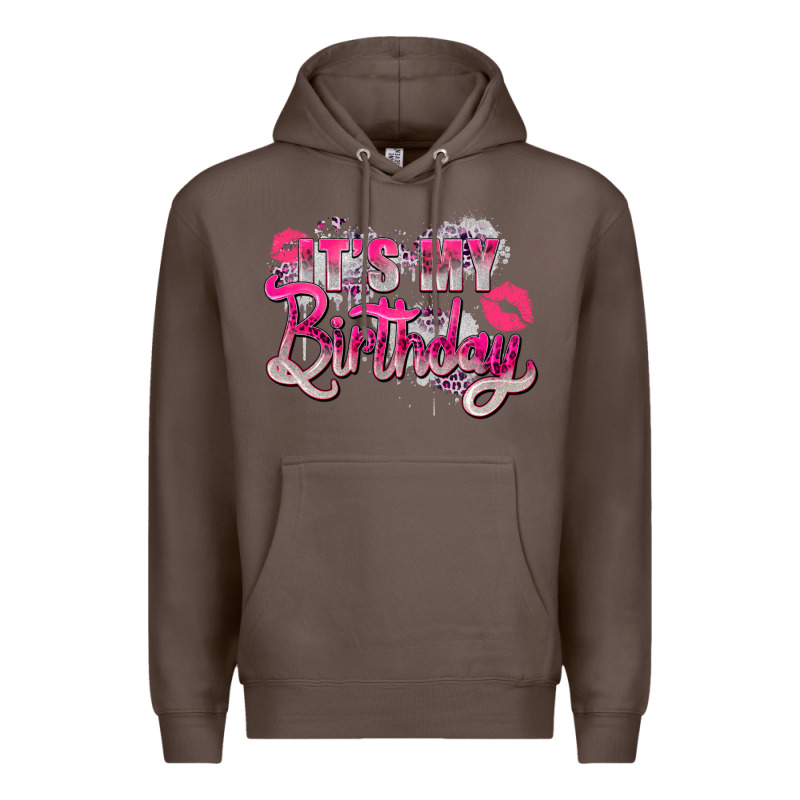 Pink It's My Birthday Premium Hoodie by Zillion Design Studio | Teevron