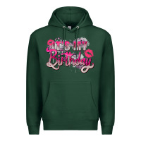 Sports Green pink it's my birthday Premium Hoodie - Zillion Design Studio