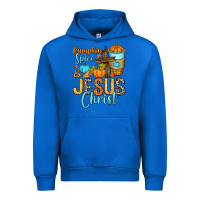 Cobalt Pumpkin spice and Jesus Christ Urban Hoodie - RanaPortraitStore