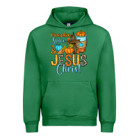 Emerald Pumpkin spice and Jesus Christ Urban Hoodie - RanaPortraitStore