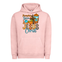Pigment Salmon Pumpkin spice and Jesus Christ Urban Hoodie - RanaPortraitStore