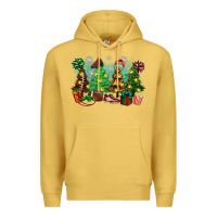 Christmas Trees With Football Premium Hoodie | Teevron