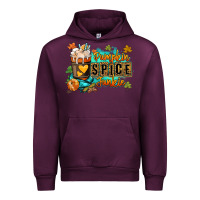 Mauve Wine Pumpkin spice junkie Urban Hoodie - RanaPortraitStore