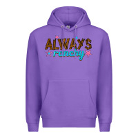 Purple always ranchy Premium Hoodie - texasbilliewilder