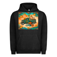 Pigment Black Pumpkin farm Urban Hoodie - RanaPortraitStore