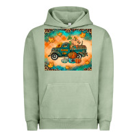 Pigment Oil Green Pumpkin farm Urban Hoodie - RanaPortraitStore