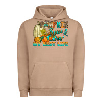Pigment Burro Pumpkin spice and livin' my best life Urban Hoodie - RanaPortraitStore
