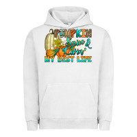 Pigment Lunar Rock Pumpkin spice and livin' my best life Urban Hoodie - RanaPortraitStore