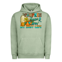 Pigment Oil Green Pumpkin spice and livin' my best life Urban Hoodie - RanaPortraitStore