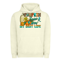 Pigment Pistachio Pumpkin spice and livin' my best life Urban Hoodie - RanaPortraitStore