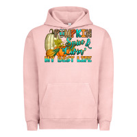 Pigment Salmon Pumpkin spice and livin' my best life Urban Hoodie - RanaPortraitStore