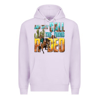 Lilac and they call the thing rodeo Premium Hoodie - texasbilliewilder