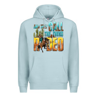 Blue Mist and they call the thing rodeo Premium Hoodie - texasbilliewilder