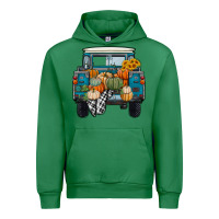 Emerald Fall Pumpkin Farm Truck Urban Hoodie - RanaPortraitStore