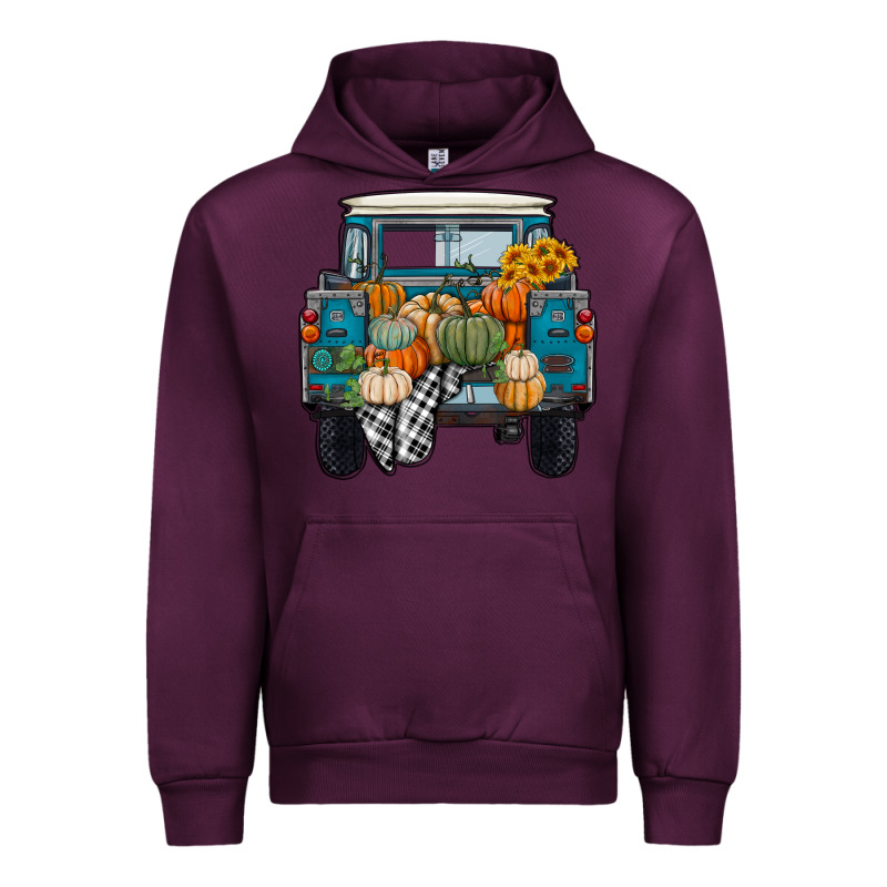 Fall Pumpkin Farm Truck Urban Hoodie by RanaPortraitStore | Teevron